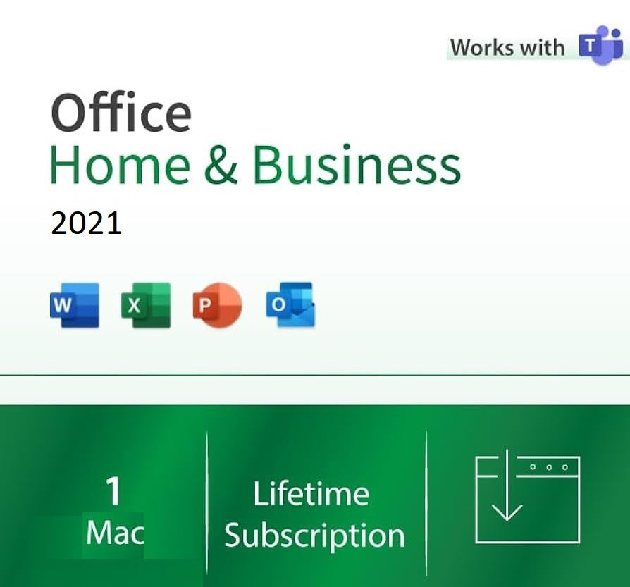 Office 2021 Home and Business for Mac – Lifetime Retail License Key